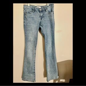 Stylish Light Blue Flare Jeans for Women